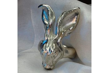 sterling silver hare ring